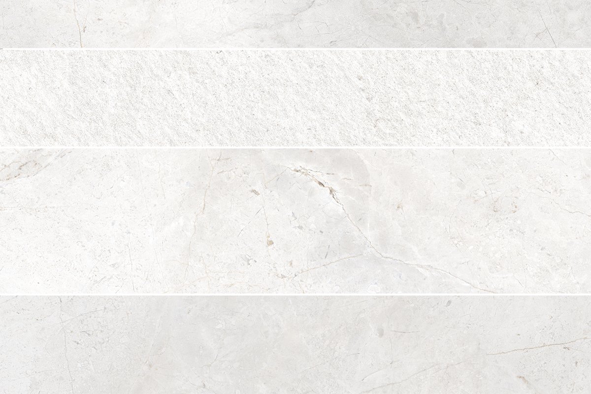 TAGINA Pietra D'orvieto Stripes Bianco 40x60