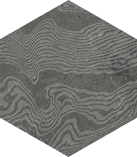 TAGINA Namur Esagon Astrid Fonce 25x22