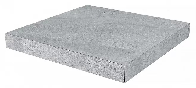 KERAMA MARAZZI Ступень угловая клееная Про Матрикс серый 33x33x0,9