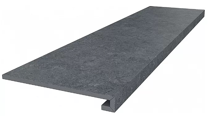 KERAMA MARAZZI Ступень клееная Роверелла серый темный 33x119,5x0,9