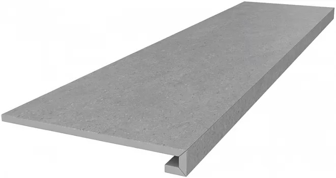KERAMA MARAZZI Ступень клееная Фондамента серый светлый 33x119,5x0,9