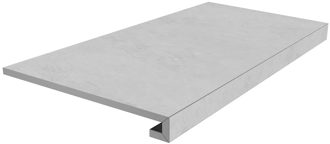 KERAMA MARAZZI Ступень клееная Монте Тиберио серый матовый 33x80x0,9