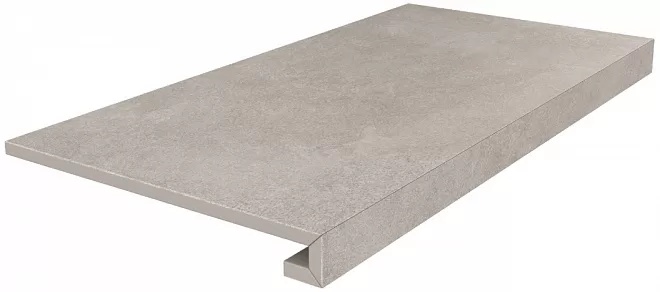 KERAMA MARAZZI Ступень клееная Про Стоун серый светлый  33x60x0,9