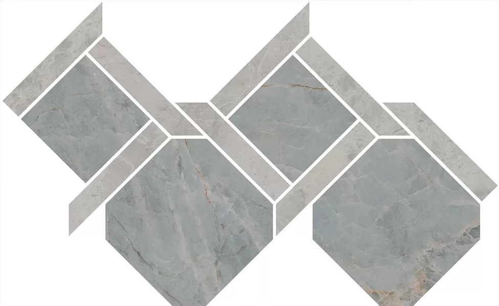 KERAMA MARAZZI Декор Риальто 2 наборный лаппатированный 48x29,5x0,9