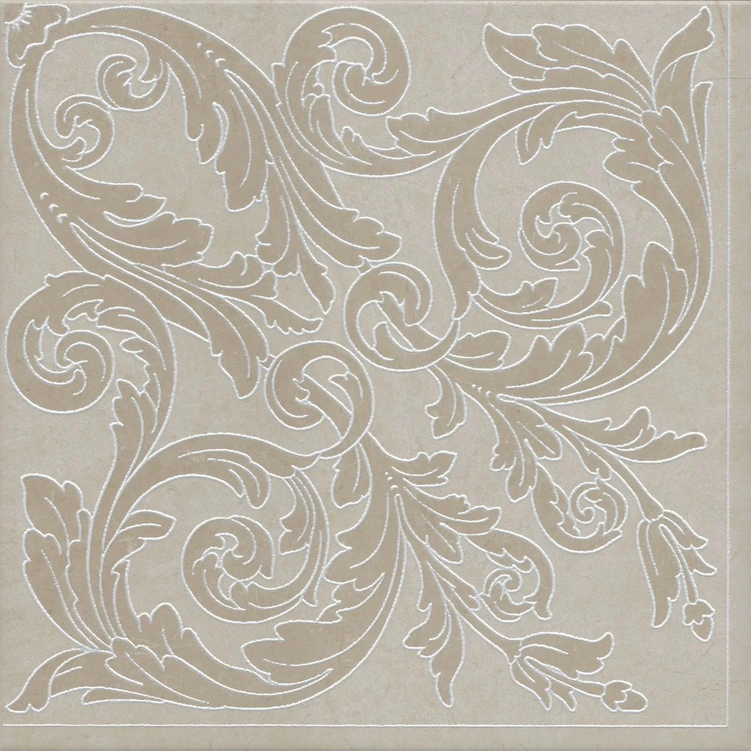 KERAMA MARAZZI Декор Монсанту бежевый светлый 40,2x40,2x0,8