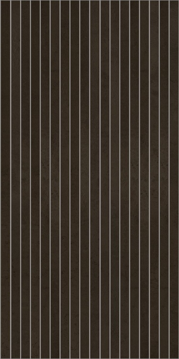 GIGACER Concrete Brown Concrete Ret. Stripes Mosaic 30x60
