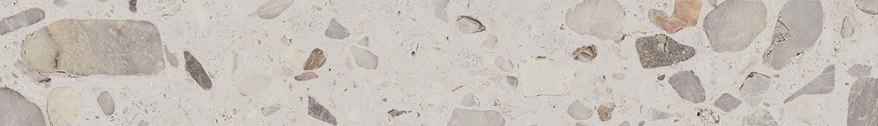 KERAMA MARAZZI Плинтус Тараскон Стоун серый светлый матовый обрезной 60x9,5x0,9