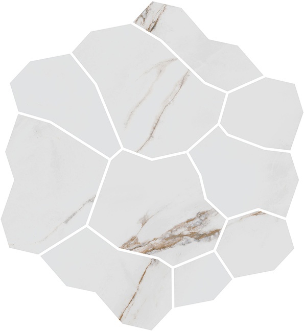 KERAMA MARAZZI Декор Марсель наборный белый матовый обрезной 31,5x34,2x0,9