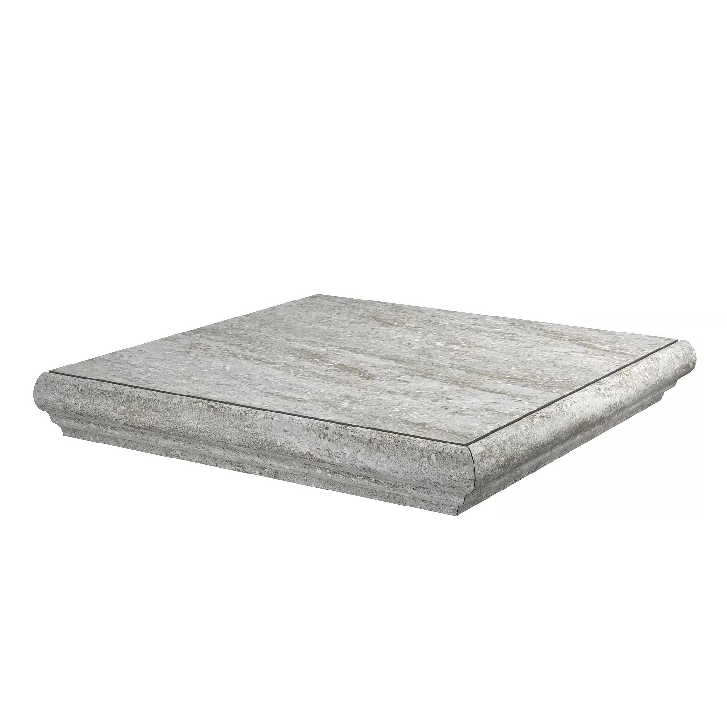 KERAMA MARAZZI Ступень угловая Терраса серый правая  30x30x0,8