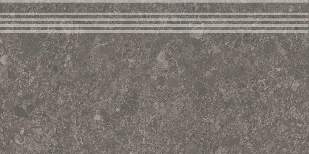 KERAMA MARAZZI Ступень Чеппо ди Гре коричневый матовый обрезной 30x60x0,9