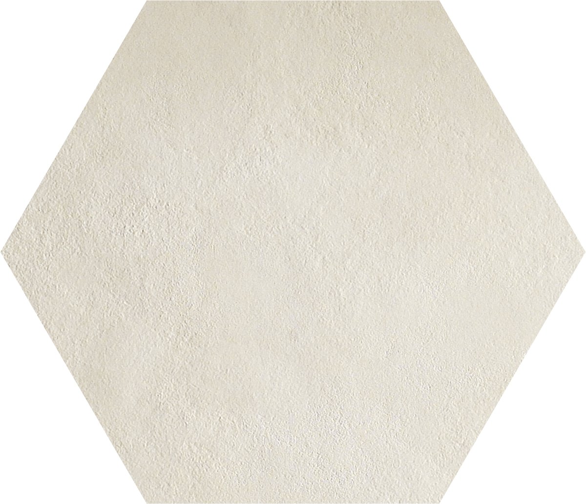 GIGACER Play One Argilla Esagono Biacca 18x18