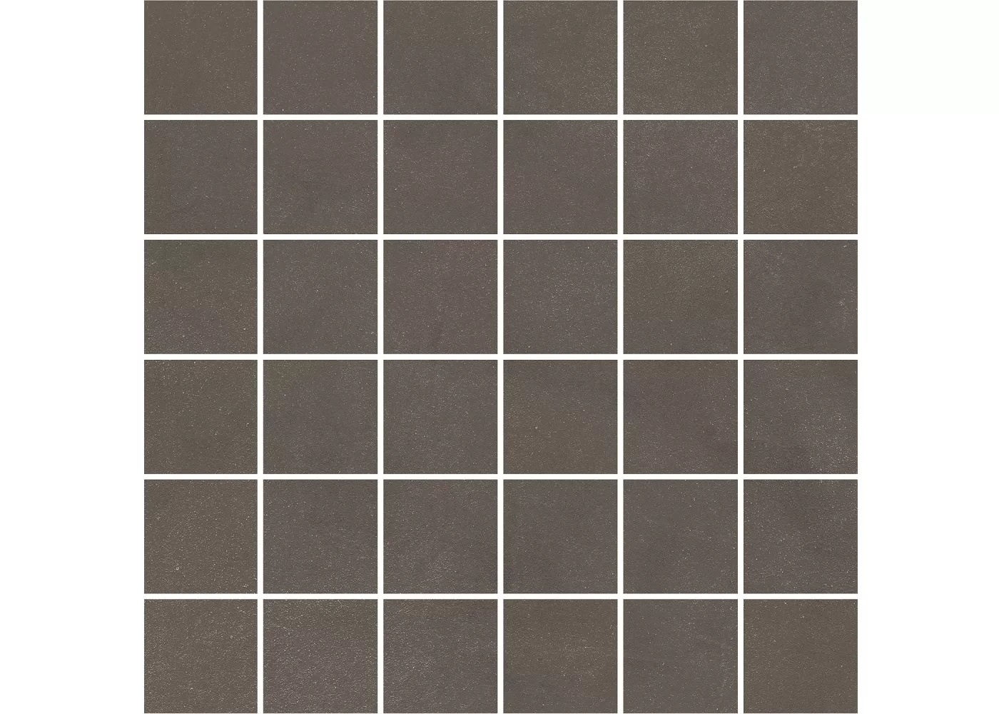 KERAMA MARAZZI Декор Про Чементо мозаичный коричневый тёмный матовый 30x30x0,9