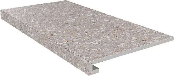 KERAMA MARAZZI Ступень клееная Терраццо бежевый  33x60x0,9