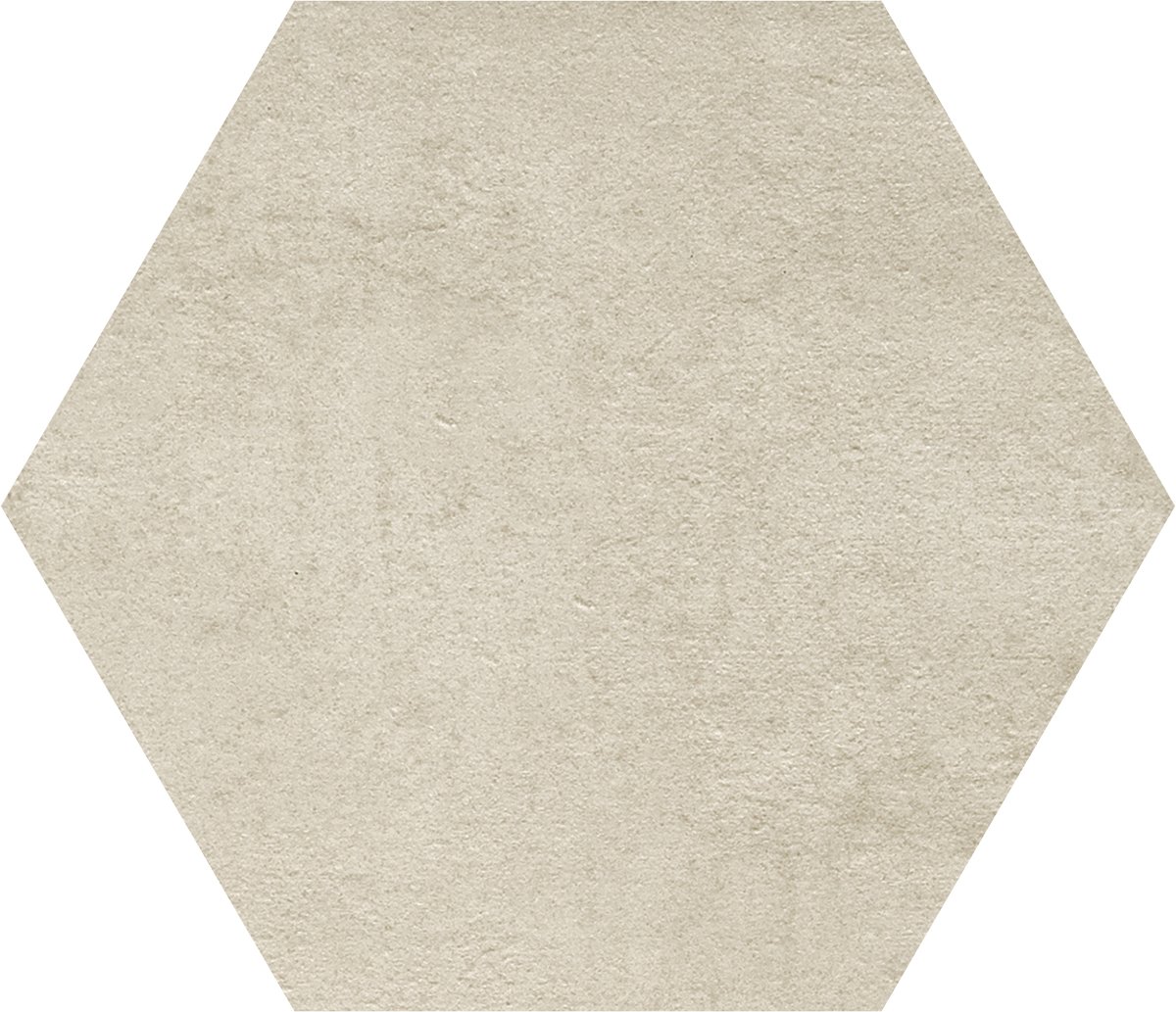 GIGACER Play One Concrete Esagono White 18x18