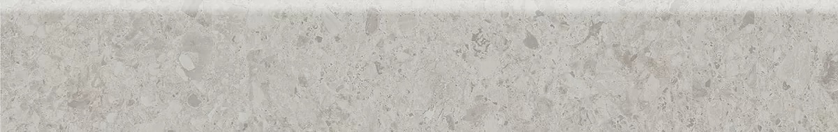 KERAMA MARAZZI Плинтус Чеппо ди Гре серый светлый матовый обрезной 60x9,5x0,9