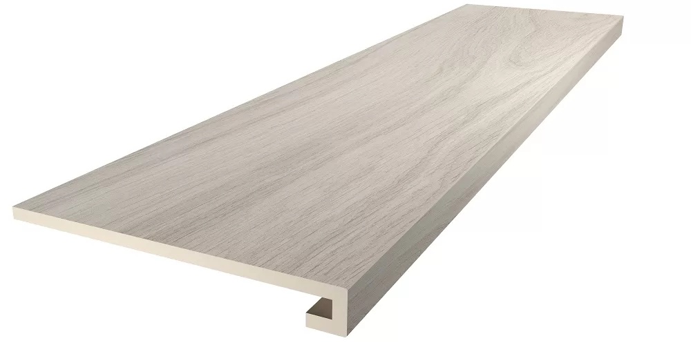 KERAMA MARAZZI Ступень клееная Монтиони миндальный матовый обрезной 33x119,5x0,9