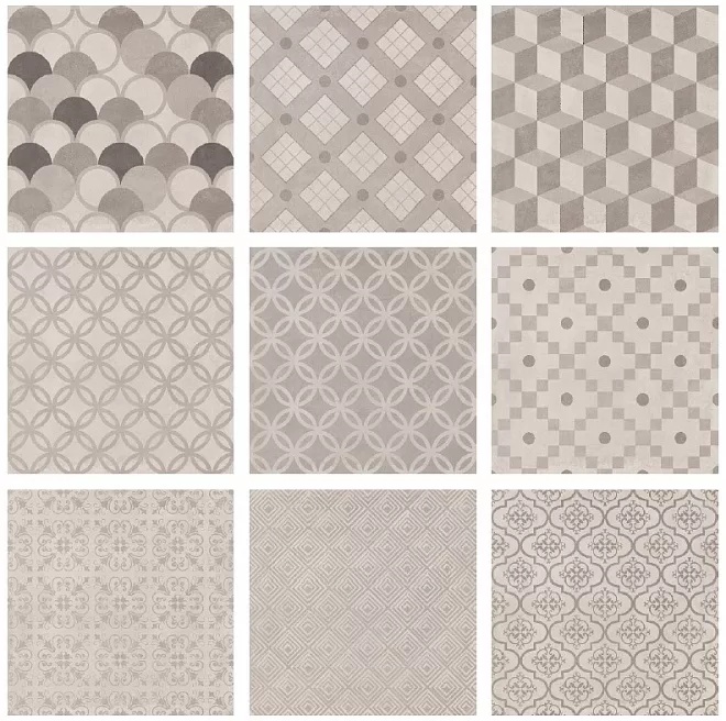 KERAMA MARAZZI Карнаби-стрит орнамент бежевый 20x20x0,8