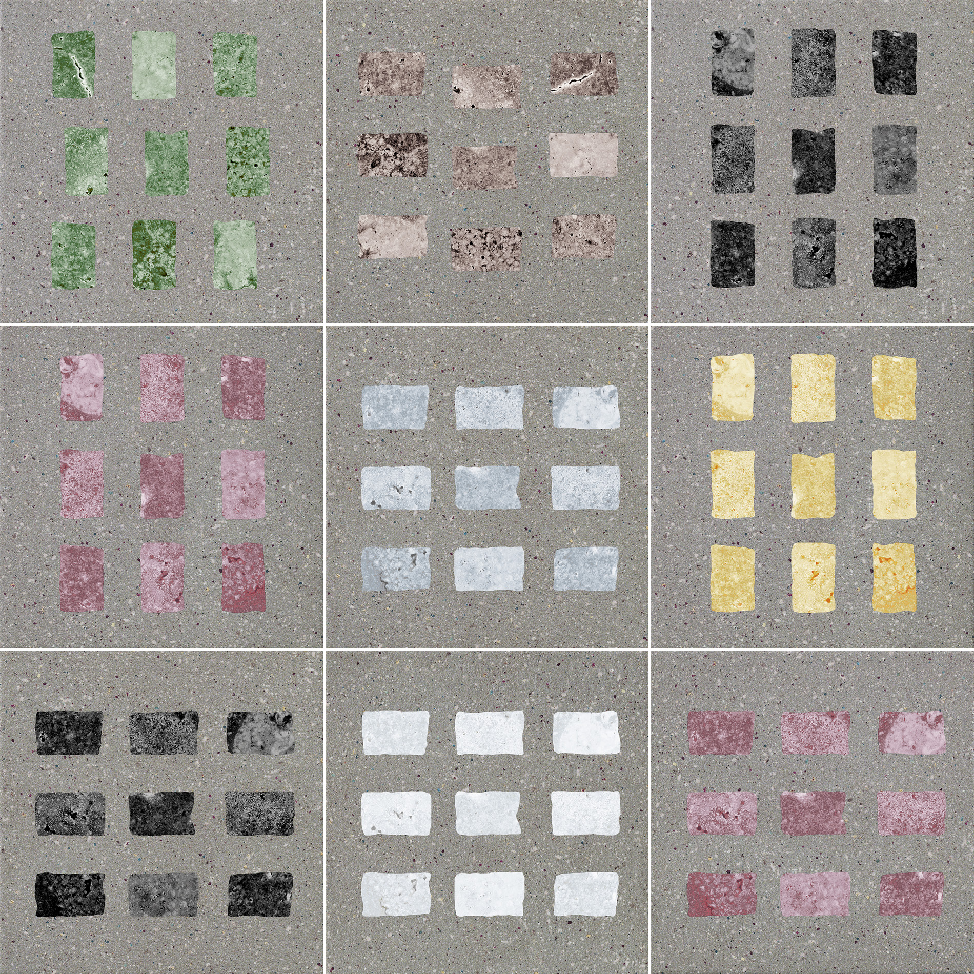 CIR Forever Color Gemstone Grey Mix 20x20