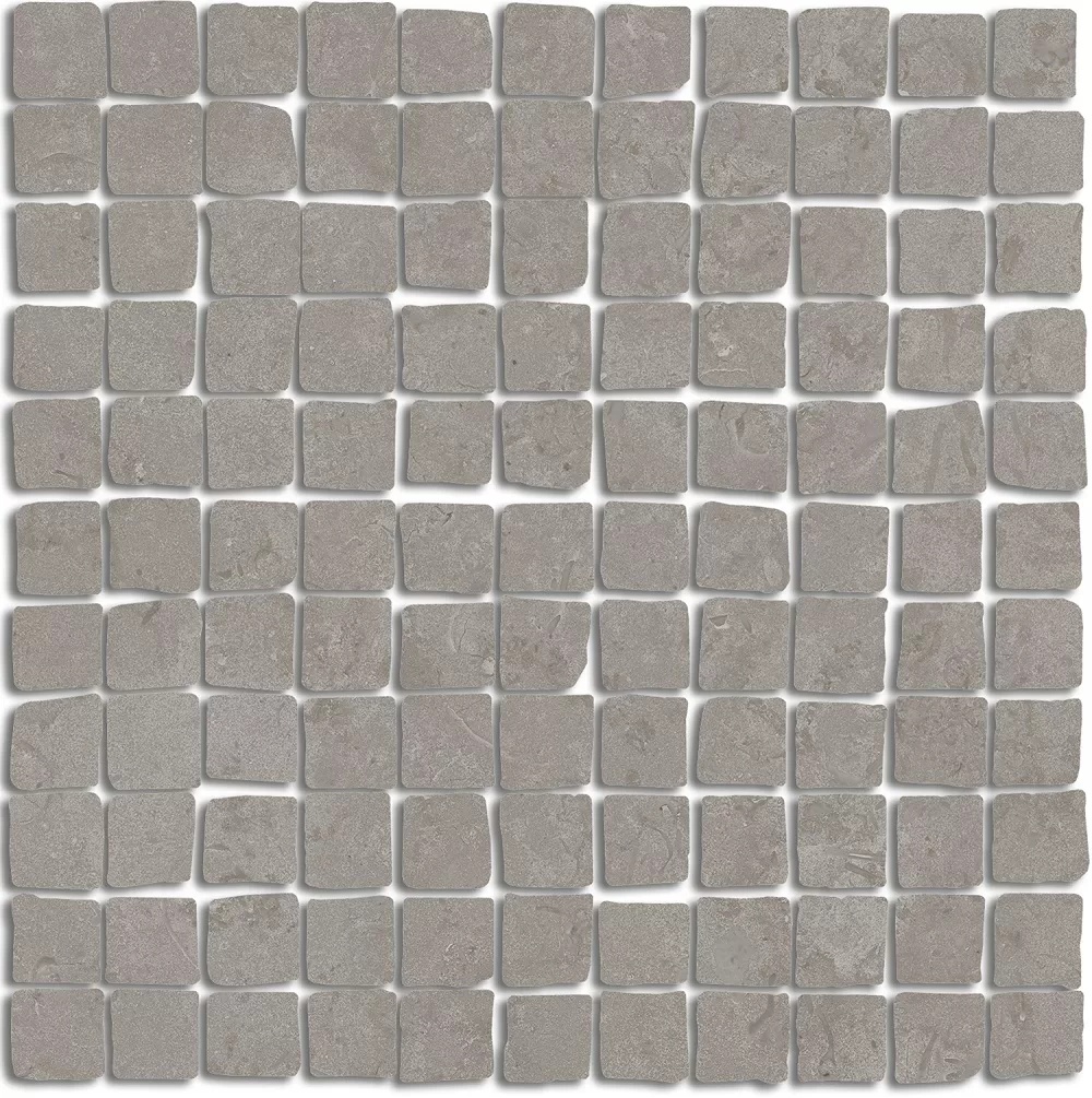 KERAMA MARAZZI Декор Про Лаймстоун Спакко мозаичный серый матовый 20х20х0,9