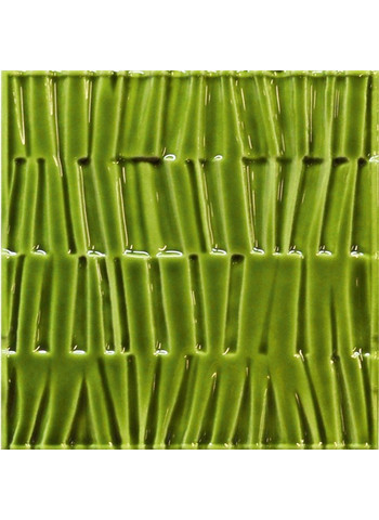 GIGACER Bamboo Verde Oliva Craquelé 15x15