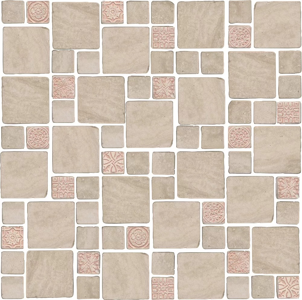 KERAMA MARAZZI Декор Риальто Антика 4 мозаичный бежевый матовый 30х30х0,9