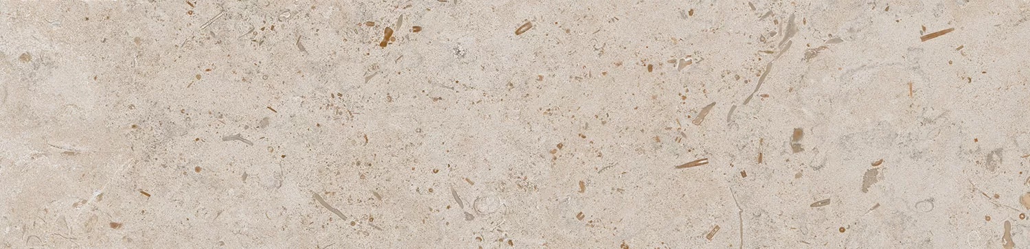 KERAMA MARAZZI Подступенок Про Лаймстоун бежевый темный натуральный обрезной 60x14,5x0,9