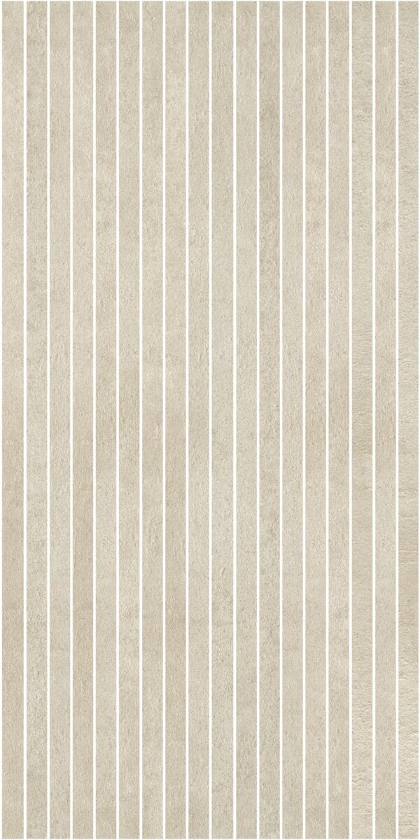 GIGACER Concrete Mosaic Stripes White 30x60