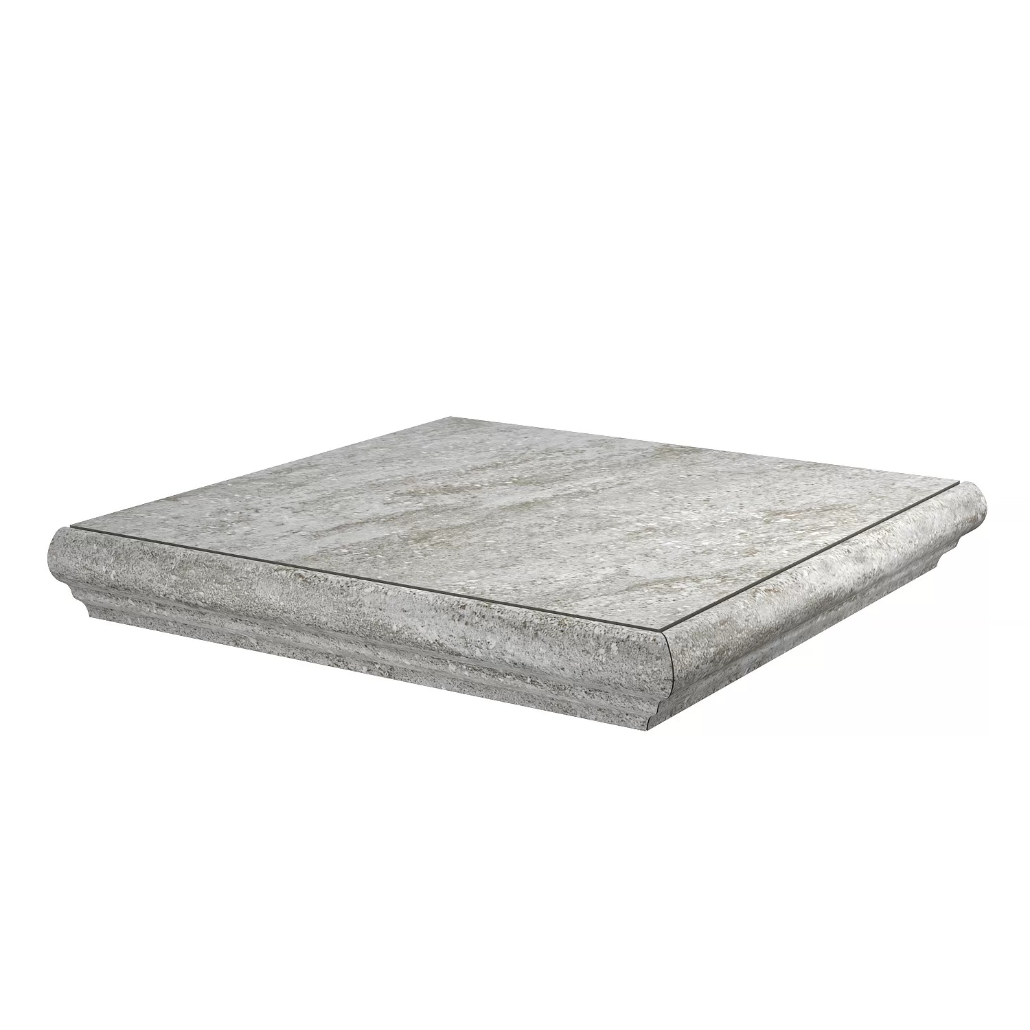 KERAMA MARAZZI Ступень угловая Терраса серый левая  30x30x0,8