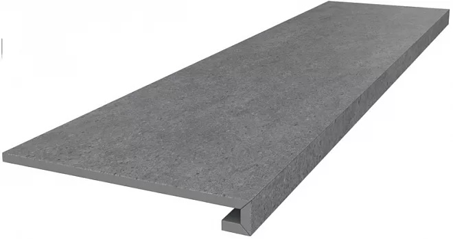 KERAMA MARAZZI Ступень клееная Фондамента серый темный 33x119,5x0,9