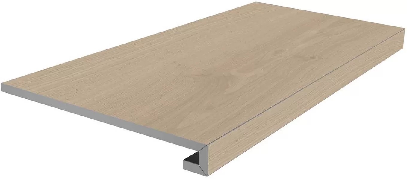 KERAMA MARAZZI Ступень клееная Альберони бежевый светлый матовый обрезной 33x60x0,9