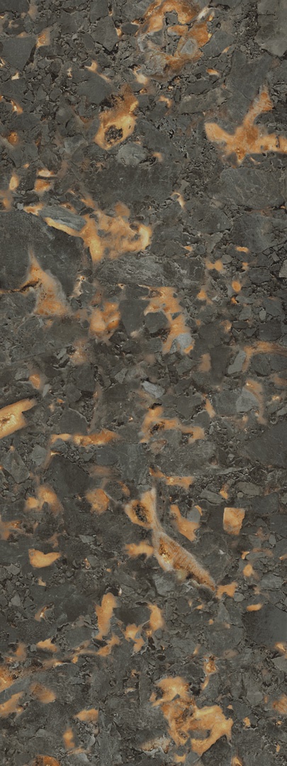 KERAMA MARAZZI Surface Laboratory/Лава чёрный лаппатированный обрезной 119,5x320x0,6