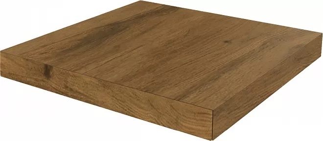 KERAMA MARAZZI Ступень угловая клееная левая Сальветти бежевый темный 33x33x0,9