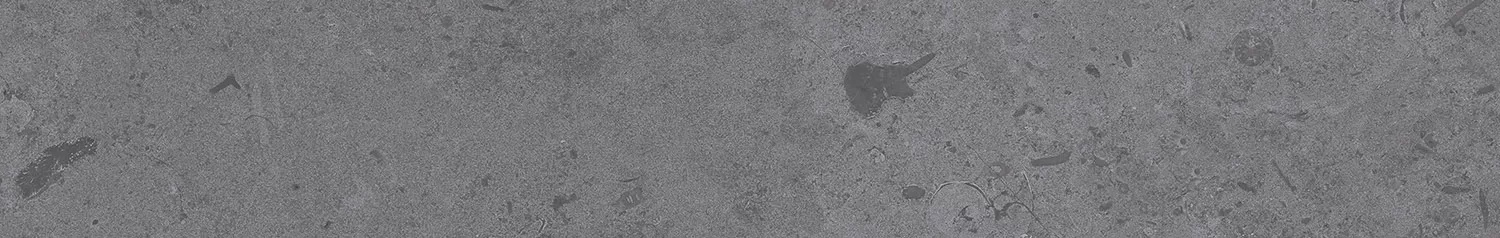 KERAMA MARAZZI Плинтус Про Лаймстоун серый темный натуральный обрезной 60x9,5x0,9