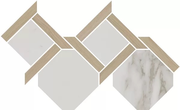 KERAMA MARAZZI Декор Монте Тиберио наборный матовый 48x29,5x0,9