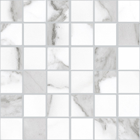 TAGINA Statuario Nat Ret. Mosaico 5-5 30x30