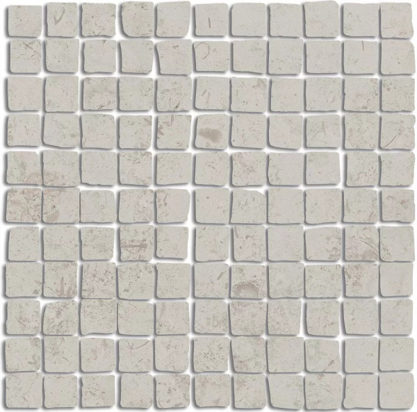 KERAMA MARAZZI Декор Про Лаймстоун Спакко мозаичный серый светлый матовый 20х20х0,9