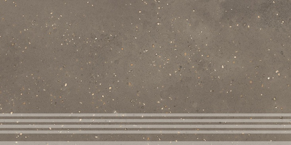 KERAMA MARAZZI Ступень Пунтум коричневый матовый обрезной 30x60x0,8