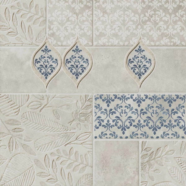 KERAMA MARAZZI Декор Сиена 1 матовый 20x20x0,8