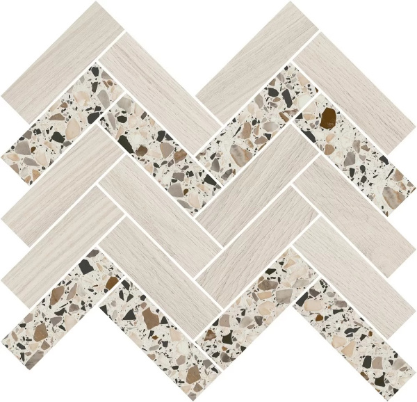 KERAMA MARAZZI Декор Монтиони мозаичный миндальный 34x35,5x0,9