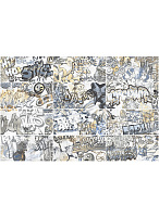 ENERGIEKER City Plaster Decoro Graffiti White Natural Ret. 60x120