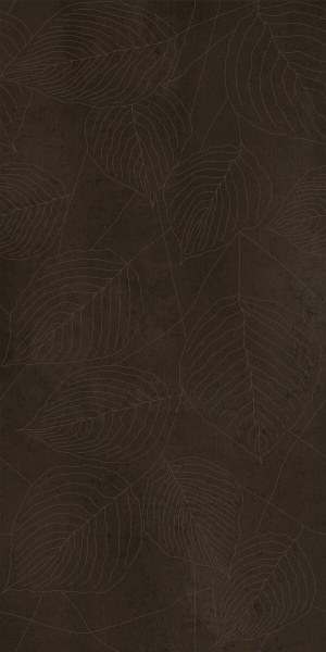 GIGACER Concrete Signs Brown Leaves 60x120