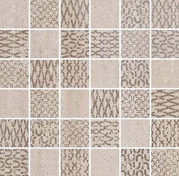 KERAMA MARAZZI Про Дабл бежевый мозаичный 30x30 керамический декор