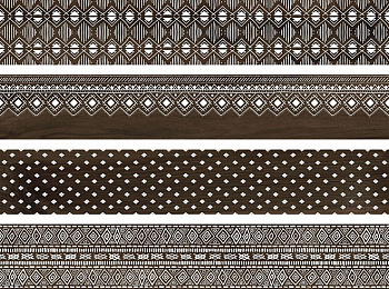 KERAMA MARAZZI Про Вуд коричневый декорированный обрезной 30x179 керамогранит