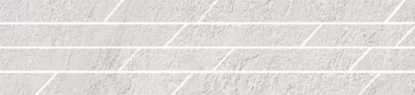 KERAMA MARAZZI Бордюр Гренель серый светлый мозаичный 46,8x9,8x0,9