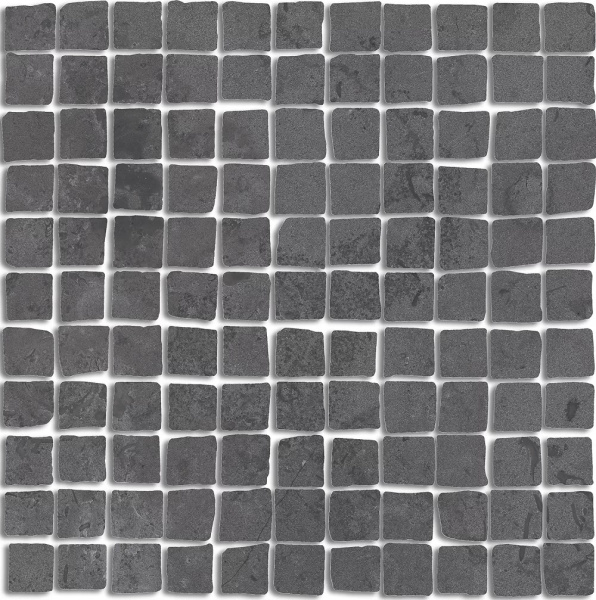 KERAMA MARAZZI Декор Про Лаймстоун Спакко мозаичный серый тёмный матовый 20х20х0,9