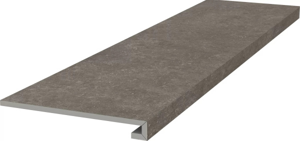 KERAMA MARAZZI Ступень фронтальная клееная Касабланка HP коричневый матовый обрезной 33x119,5x0,9