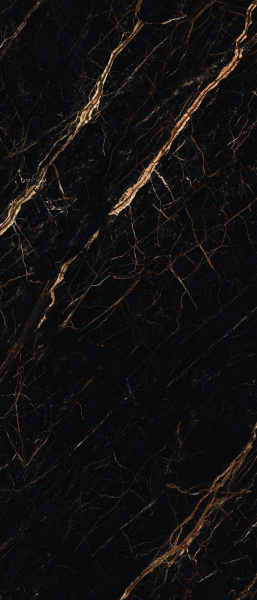 Керамогранит Maimoon Ceramica Magma Black Polish 120x280