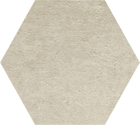GIGACER Play One Concrete Esagono White 9x9