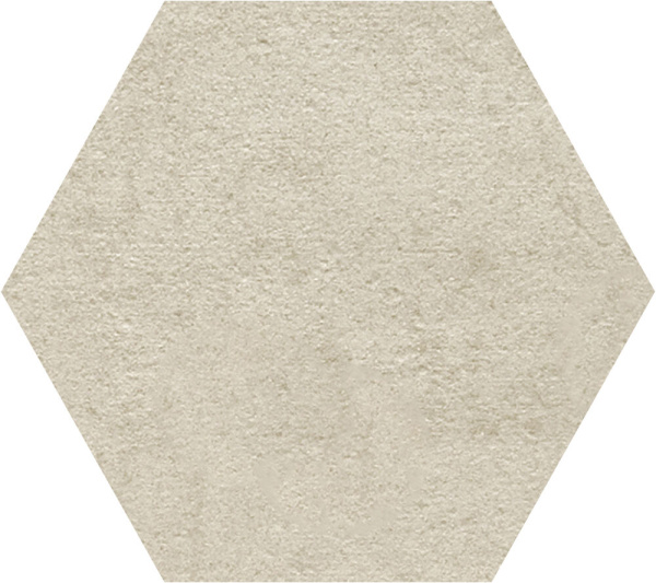 GIGACER Play One Concrete Esagono White 9x9
