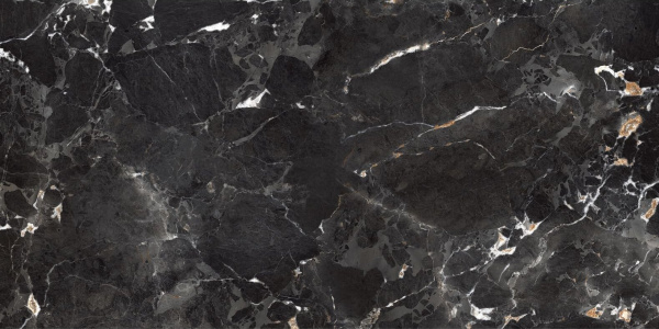 Керамогранит Maimoon Ceramica (Маймун Керамика) HG Glossy Imperial Black 120х60 см, глянцевый